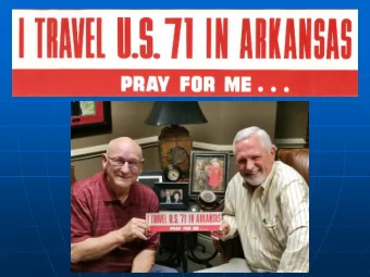 Interstate 49  Summary  Palms to Pines  Presented by  Curt Green, President  Gard Wayt Executive