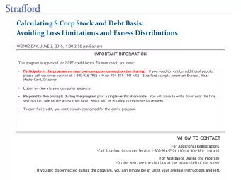 Calculating S Corp Stock and Debt Basis: Avoiding Loss Limitations and Excess Distributions