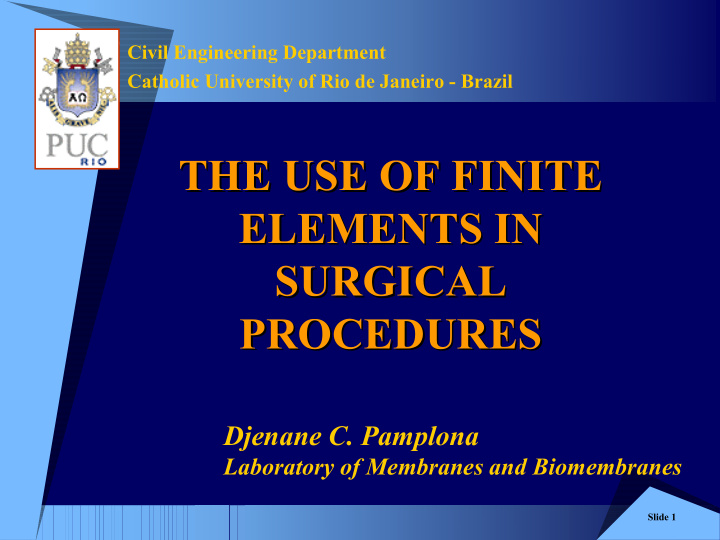 the use of finite the use of finite elements in elements