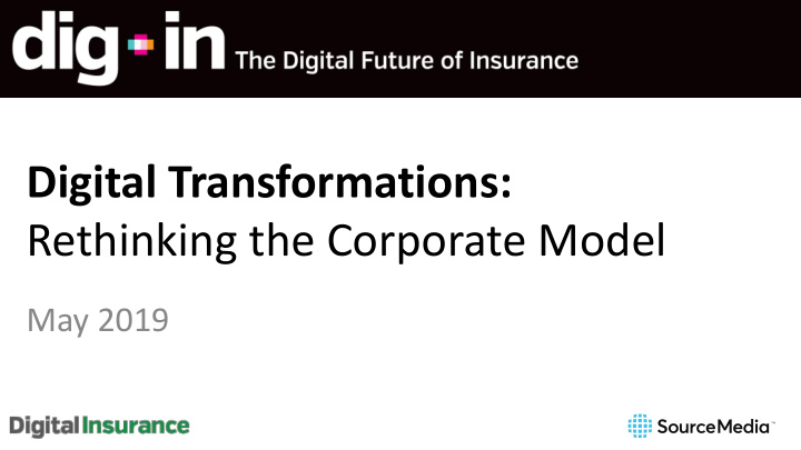 digital transformations rethinking the corporate model