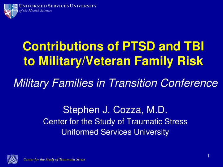 contributions of ptsd and tbi to military veteran family