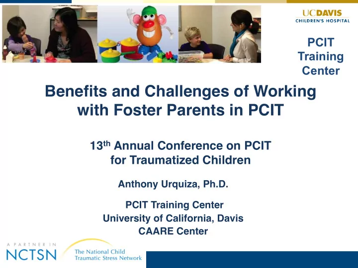 pcit training center benefits and challenges of working