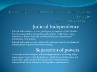 judicial independence