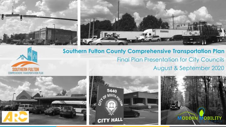 southern fulton county comprehensive transportation plan
