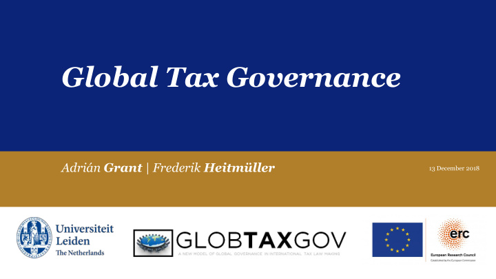 global tax governance