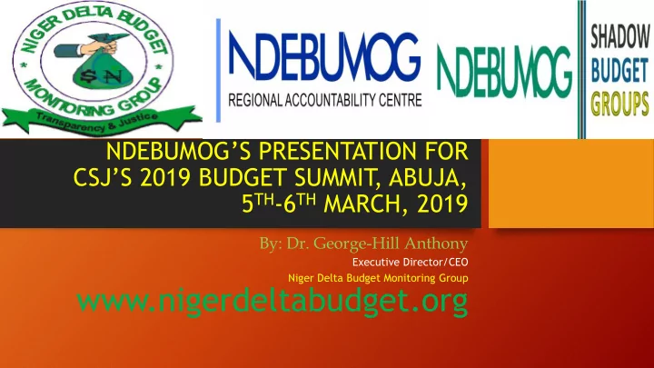 nigerdeltabudget org outline
