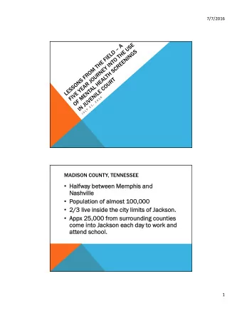 Halfw  Halfway betw  y betwee  een Mem  n Memphis and  his and  Nas  Nashville  ville