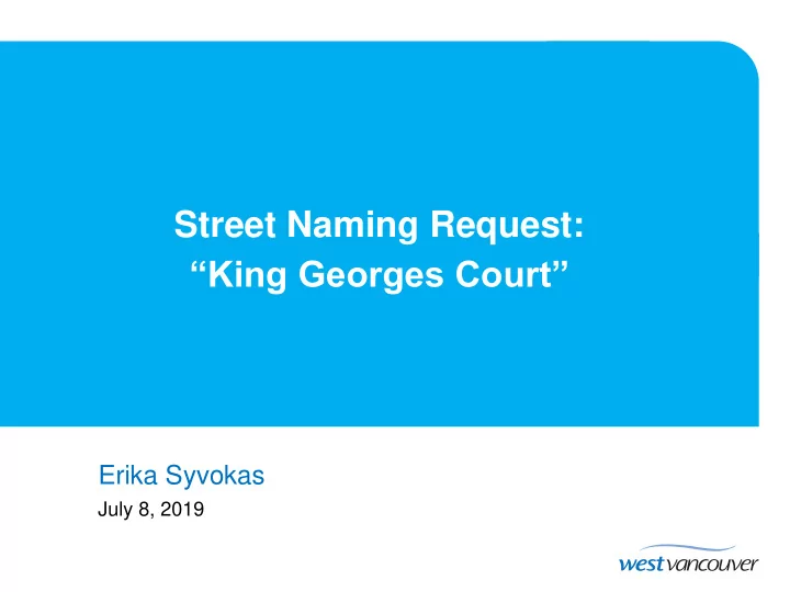 king georges court