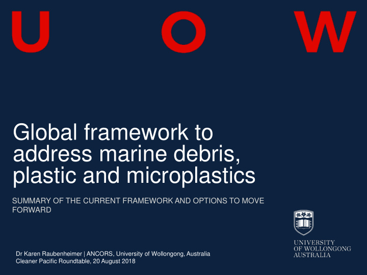 plastic and microplastics