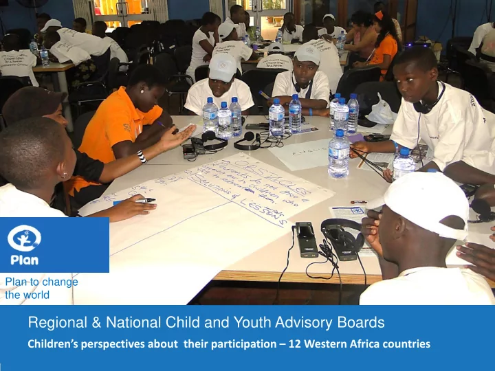 regional national child and youth advisory boards
