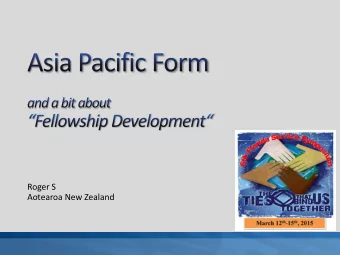 Roger S  Aotearoa New Zealand  Plenty to talk about!!  Geography  Communities  History  Funding