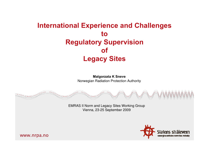 international experience and challenges to regulatory