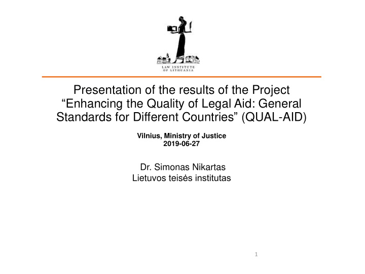 standards for different countries qual aid