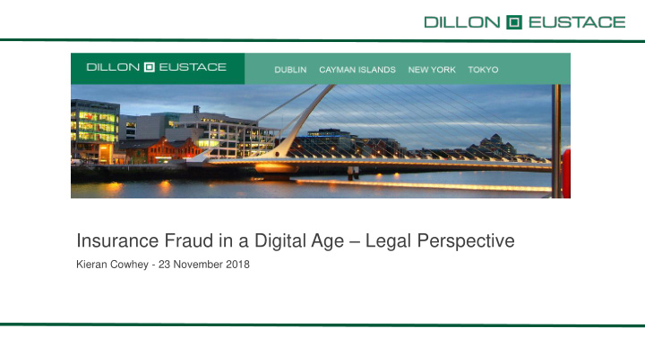 insurance fraud in a digital age legal perspective