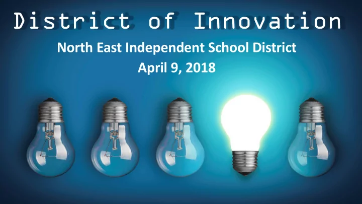 district of innovation