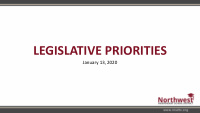 legislative priorities