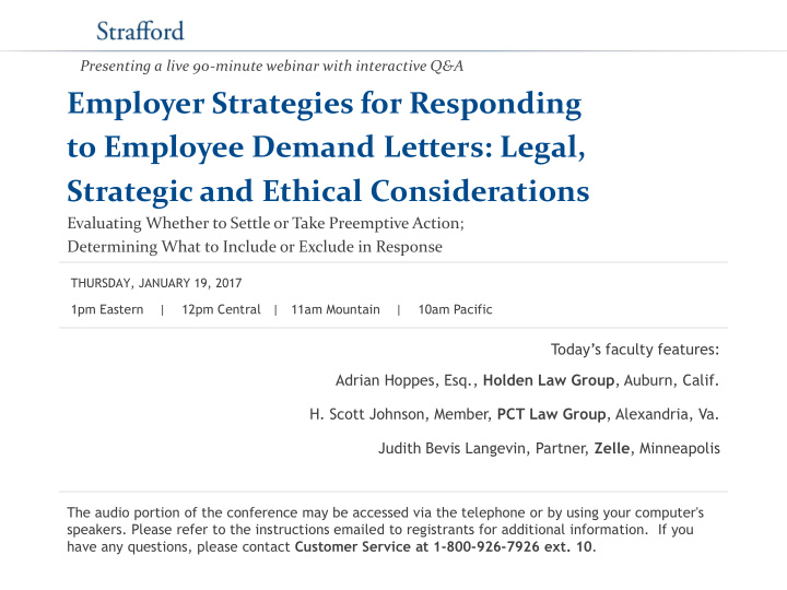 employer strategies for responding to employee demand