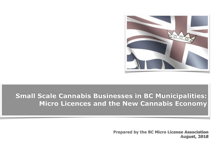 small scale cannabis businesses in bc municipalities
