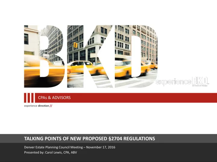 talking points of new proposed 2704 regulations