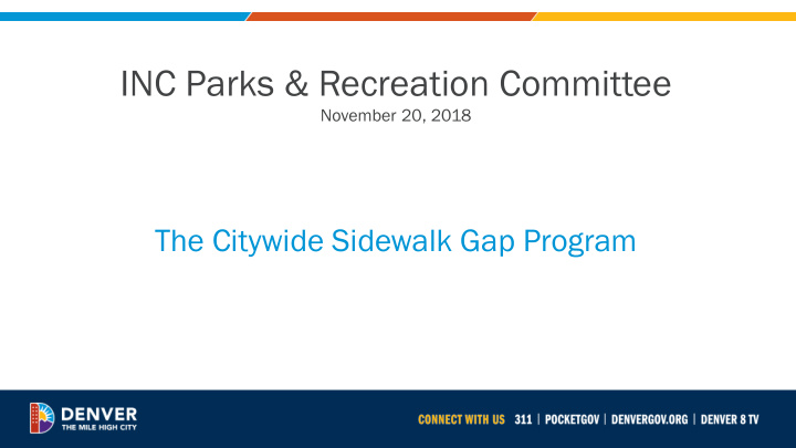 inc parks recreation committee