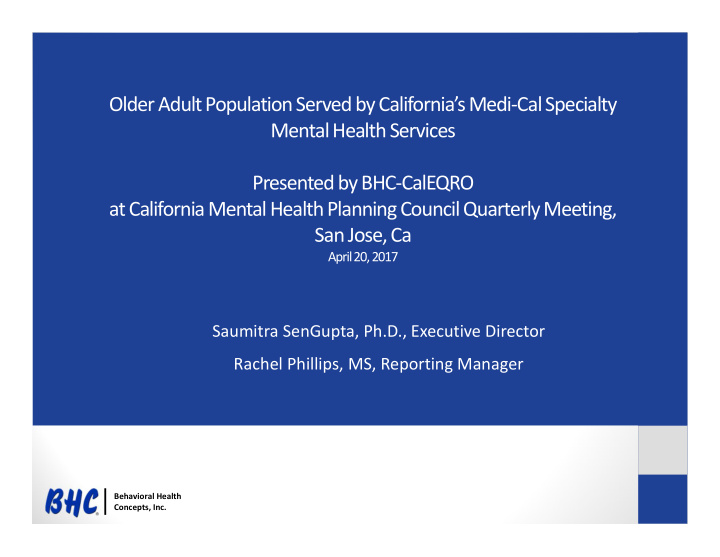 older adult population served by california s medi cal
