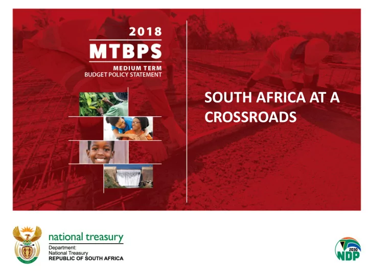 south africa at a crossroads overview