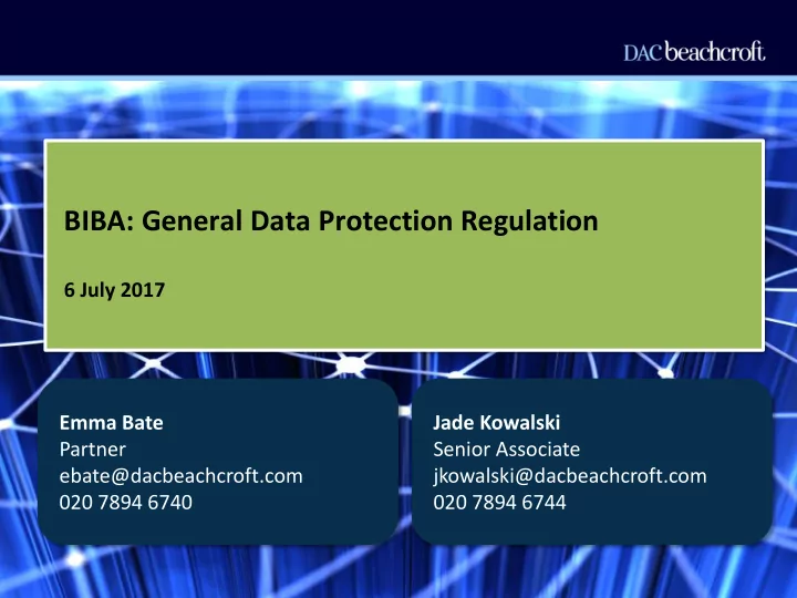 emma bate jade kowalski partner senior associate ebate