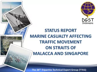 STATUS REPORT  MARINE CASUALTY AFFECTING  TRAFFIC MOVEMENT  ON STRAITS OF  MALACCA AND SINGAPORE