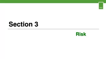 Section 3  Risk  ASJ  Stages of an Audit  Audit Approaches  ASJ  In this approach, audit