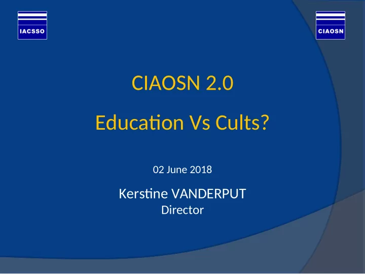 ciaosn 2 0 educatjon vs cults