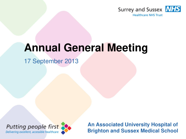 presentation title annual general meeting 36pt arial bold