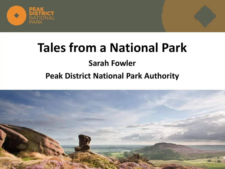 tales from a national park