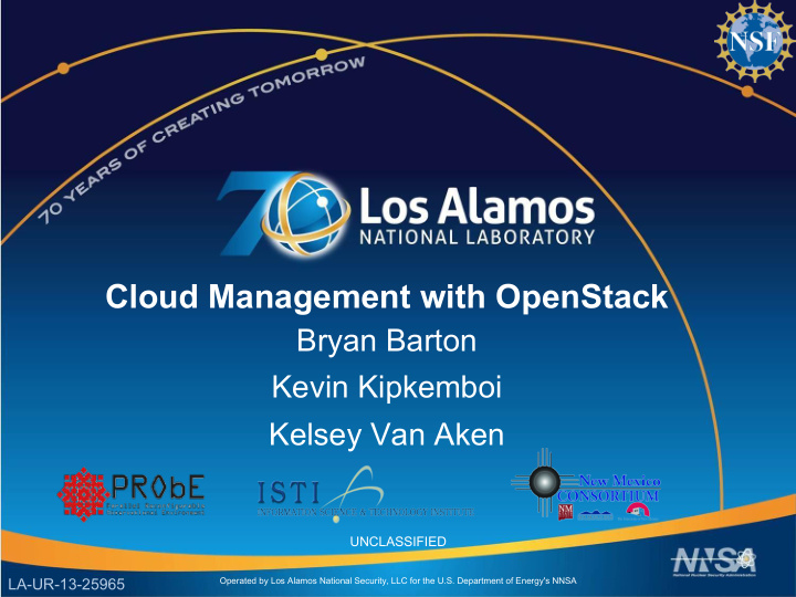 cloud management with openstack