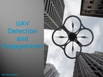 1  Nico Busschaert  1  2  3  4  Current  UAV Basics  Counter-  Conclusion  Reality  measures  2  1