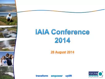 28 August 2014  Not Enough Water or a Lack of Willingness to  Manage Water Sustainably?  7