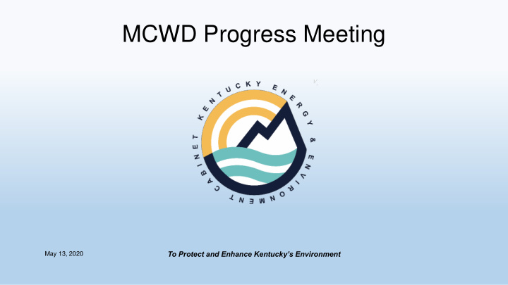 mcwd progress meeting