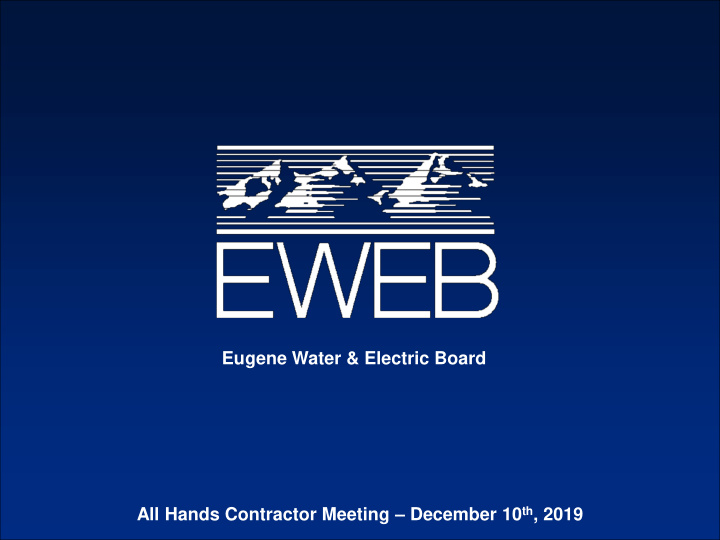 eugene water amp electric board all hands contractor