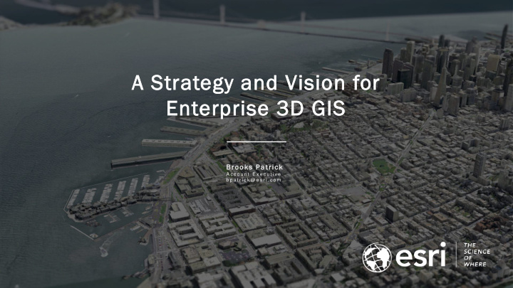 enterprise 3d gis