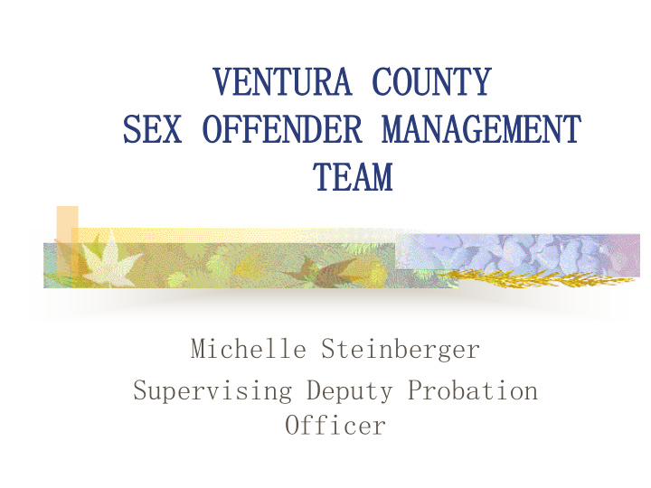 ventur ventura a county county sex sex offender offender