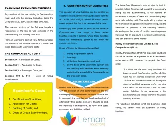 Recent case law has investigated and sought to deal  there exists no standalone power to deem