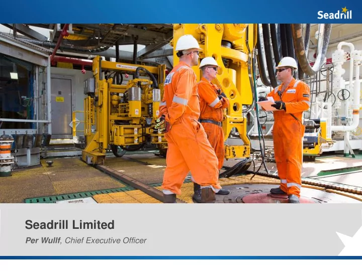 seadrill limited