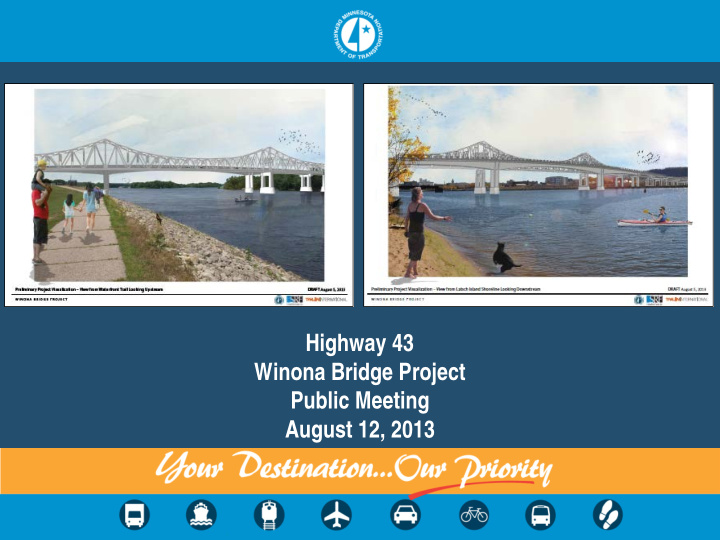 highway 43 winona bridge project public meeting august 12