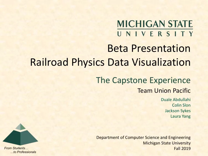beta presentation