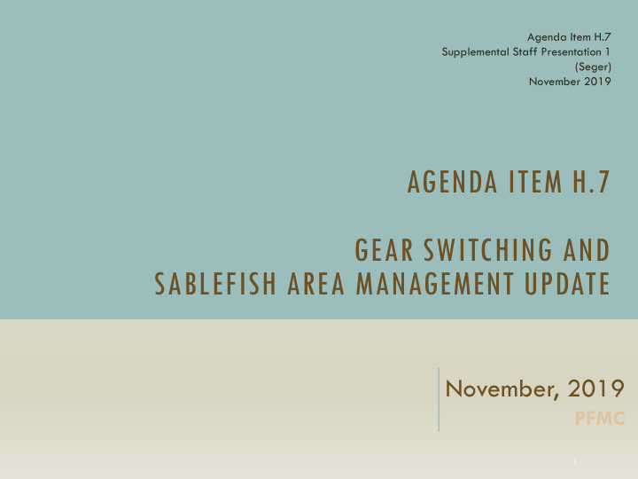 agenda item h 7 gear switching and sablefish area