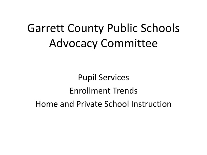 garrett county public schools