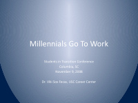 millennials go to work