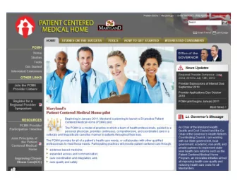 Reaching sustainable numbers of patients  Assumptions:    A PCMH practice must have  &gt; 50% of