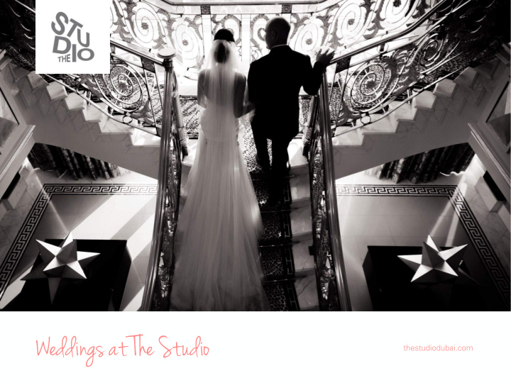 weddings at the studio