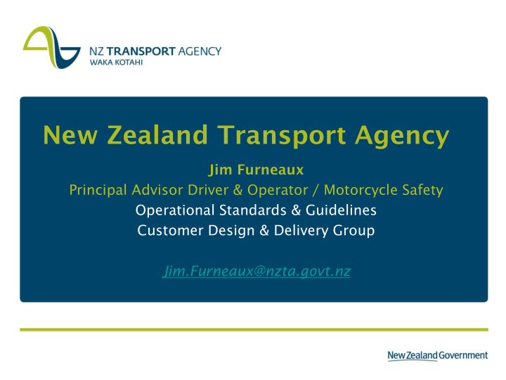 new zealand transport agency