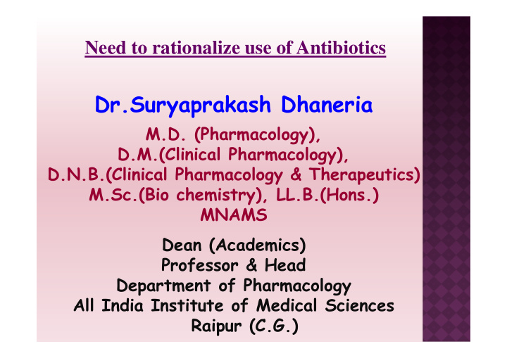 dr suryaprakash dhaneria